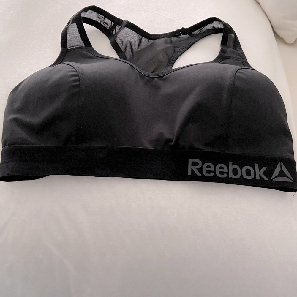 Reebok high support sports bra.